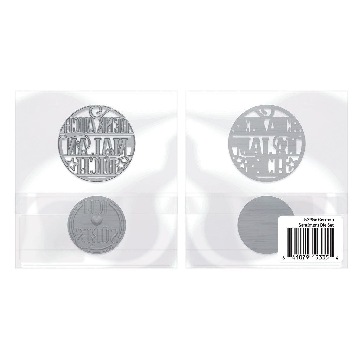 Tonic Studios Die Cutting Treat Yourself - Deutsche Grüße Stanzschablone Set - 5335E