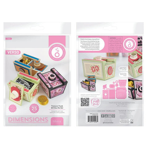 Tonic Studios Die Cutting Twist & Lock/Slide & Lock Die Set Bundle - DB121