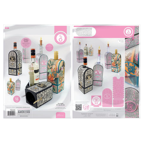 Tonic Studios Die Cutting Vino Vault Gift Box - Showcase Die Set - 5415e