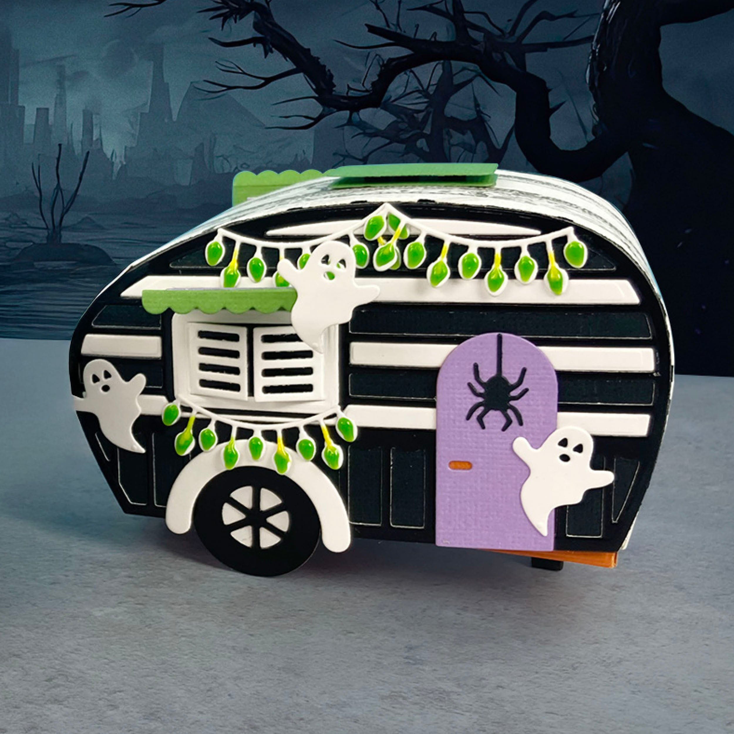 Tonic Studios Die Cutting Vintage Voyage Van - Showcase Die Set - SHOW55
