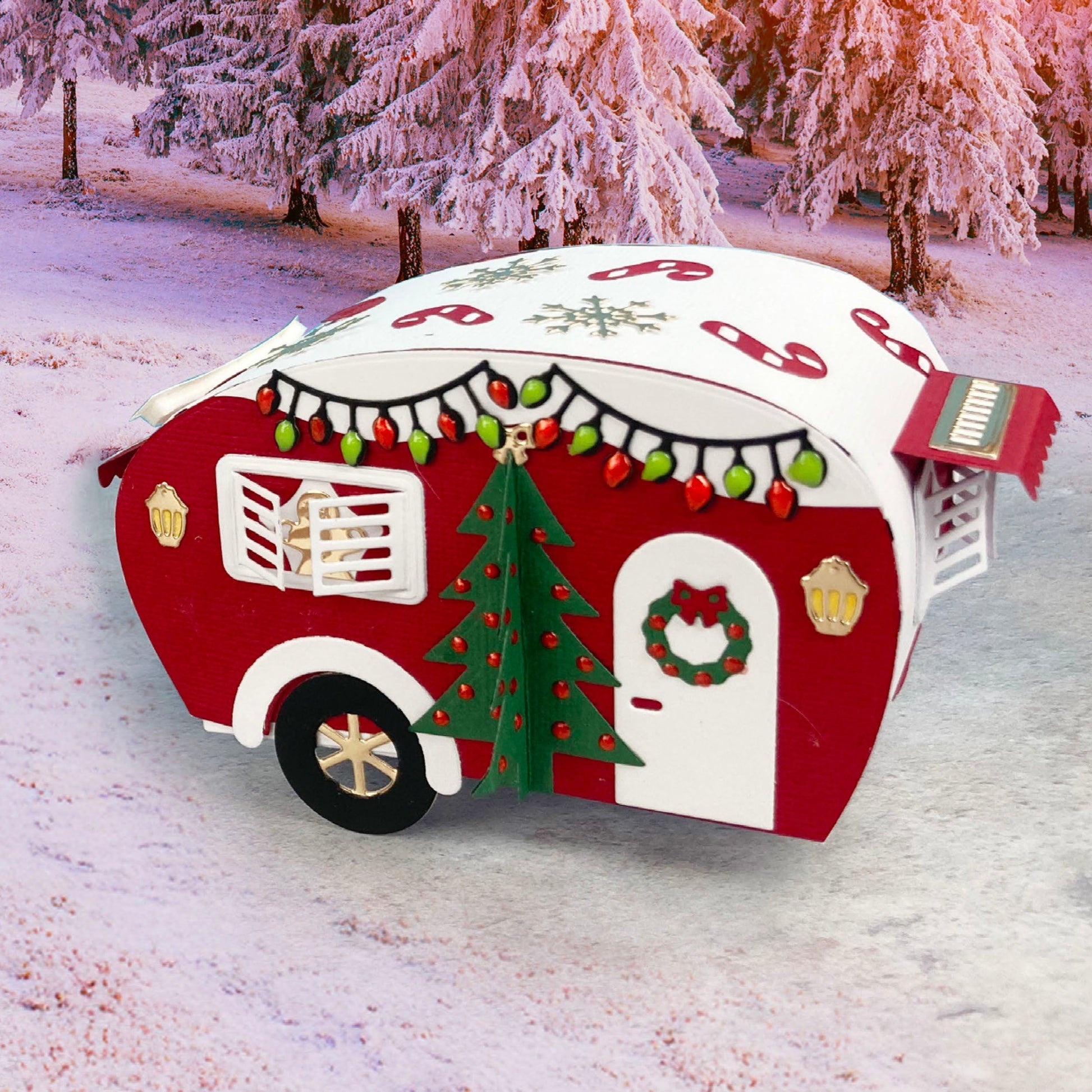 Tonic Studios Die Cutting Vintage Voyage Van - Showcase Die Set - SHOW55