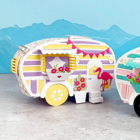 Tonic Studios Die Cutting Vintage Voyage Van - Showcase Die Set - SHOW55