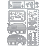 Load image into Gallery viewer, Tonic Studios Die Cutting Vintage Voyage Van - Showcase Die Set - SHOW55