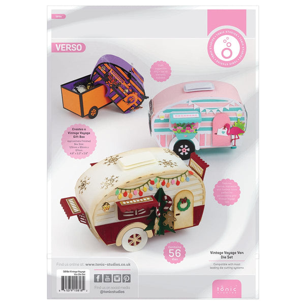 Tonic Studios Die Cutting Vintage Voyage Van - Showcase Die Set - SHOW55