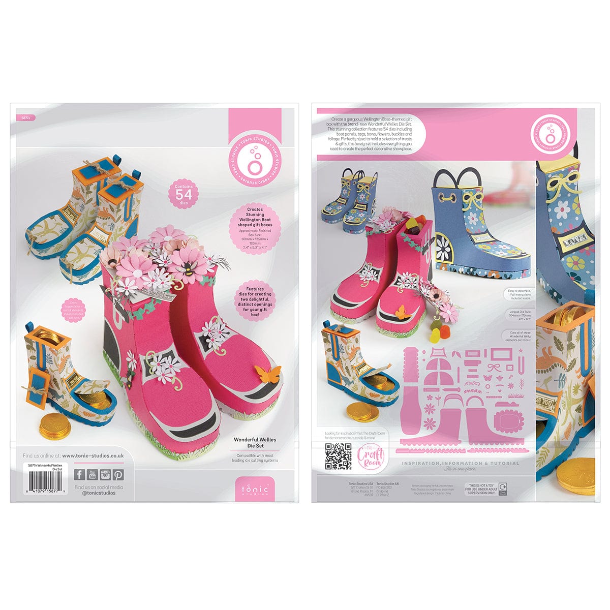 Tonic Studios Die Cutting Wonderful Wellies - Showcase Die Set - SHOW58