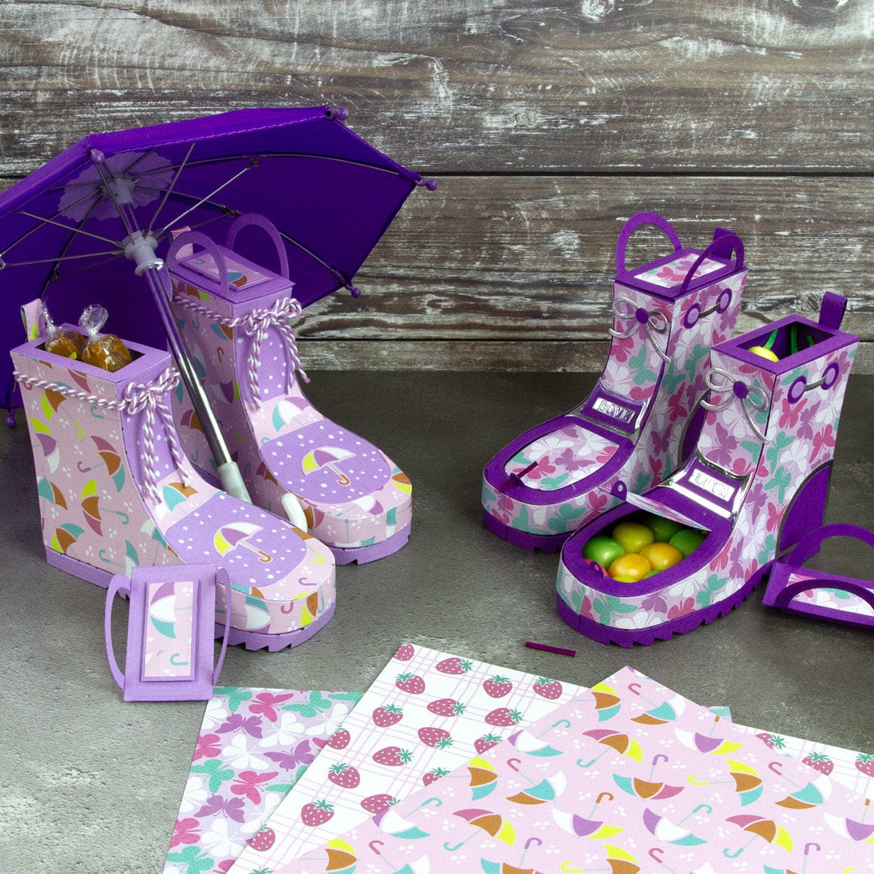 Tonic Studios Die Cutting Wonderful Wellies - Showcase Die Set - SHOW58