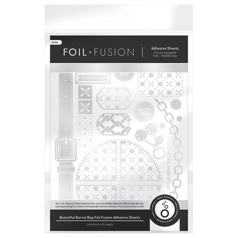 Tonic Studios Dimensions Foil Fusion - Beautiful Barrel Bag Adhesive Sheets - 6046e