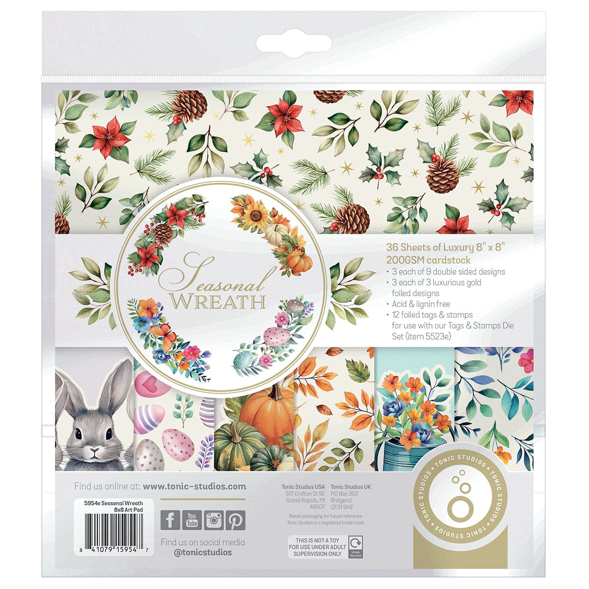 Tonic Studios Dimensions Seasonal Wreath Full Collection - DB06