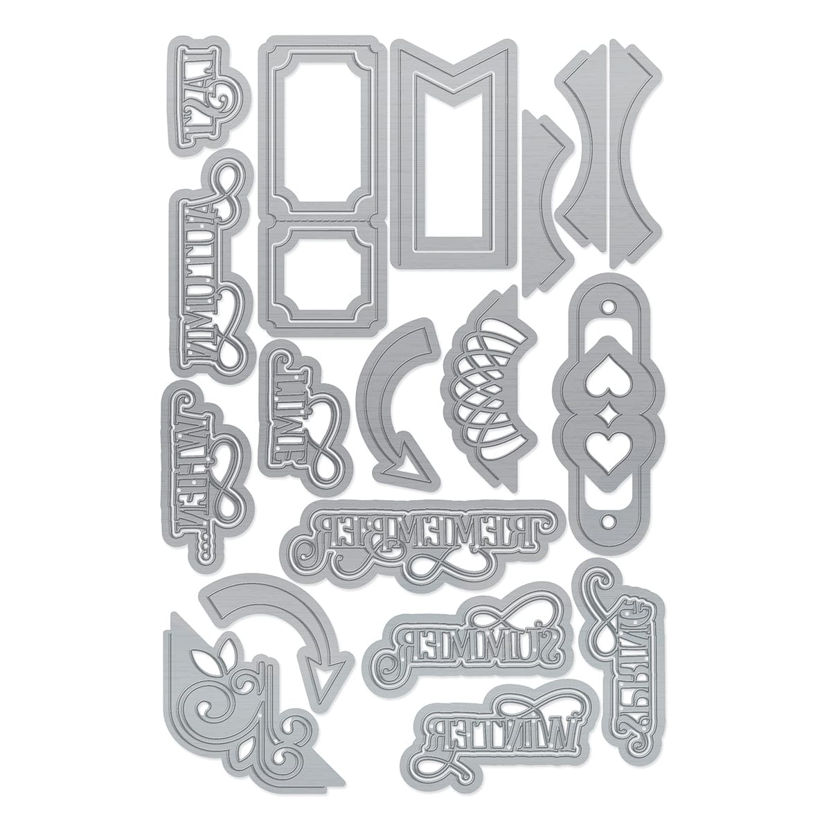 Tonic Studios Dimensions Tonic Studios - Dimensions - Memory Book Essentials Remember When... Die Set - 3056E