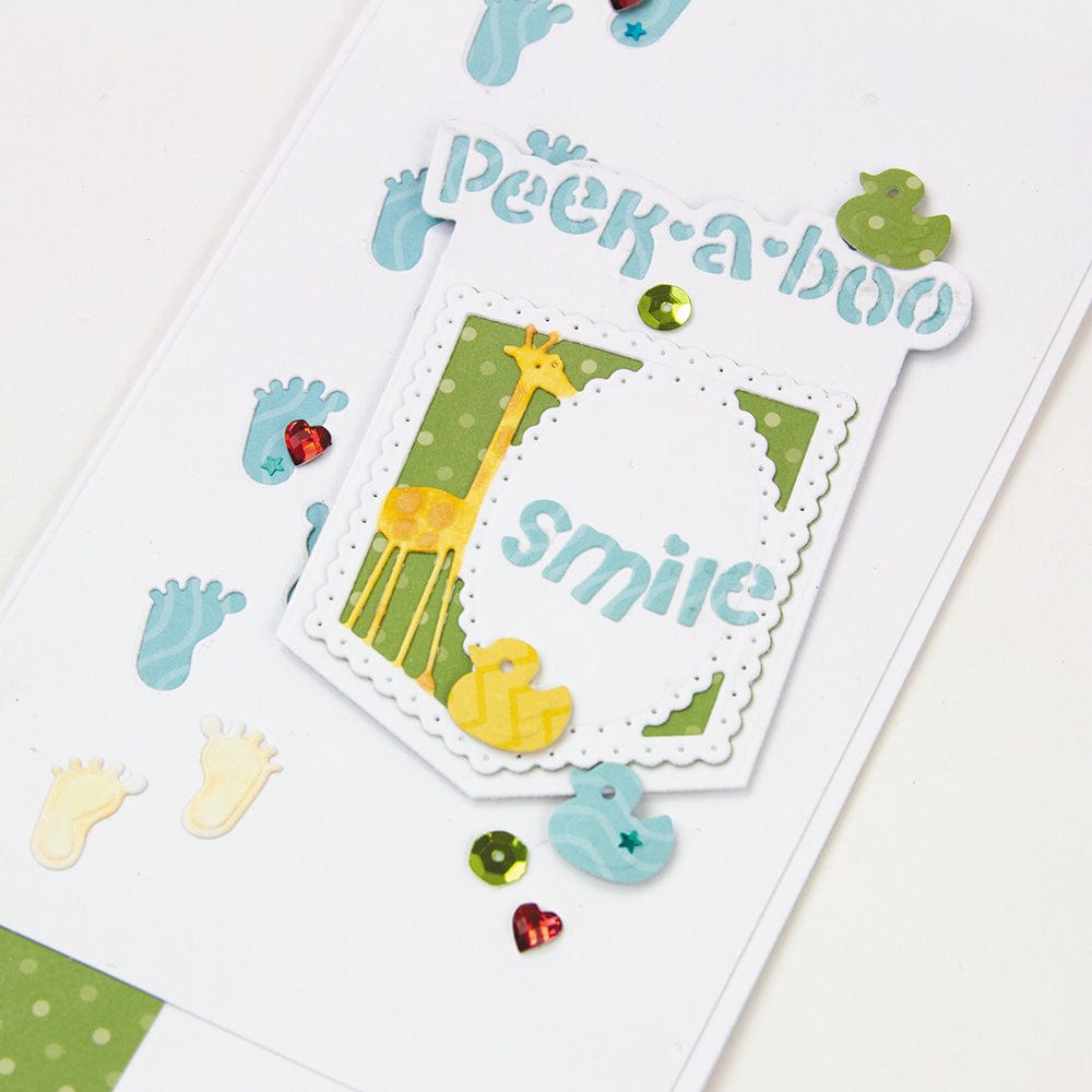 Tonic Studios Dimensions Tonic Studios - Dimensions - Peekaboo Memory Book Pocket Slider Die Set - 2506E