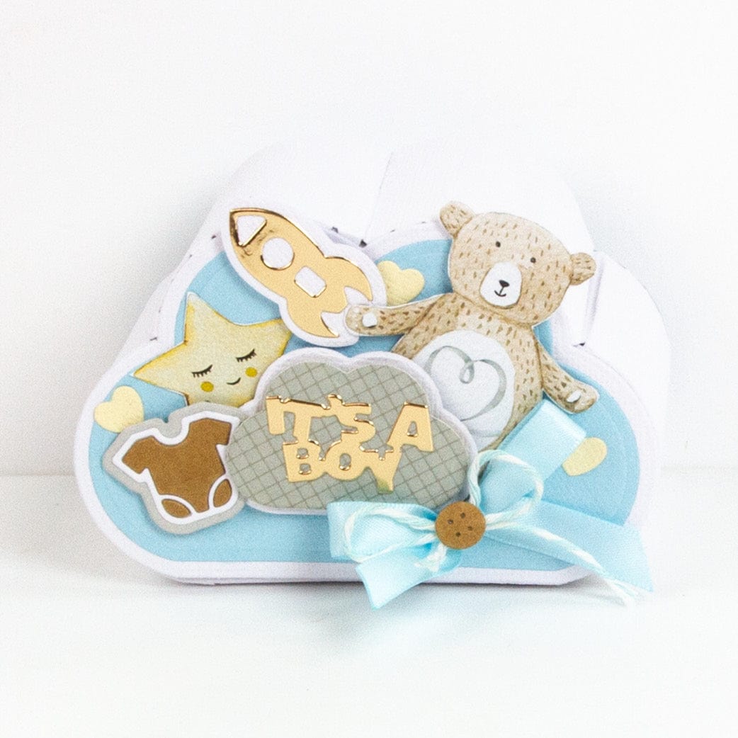Tonic Studios Dimensions Wonderful Weather Cloud Gift Box Die Set - 5936e