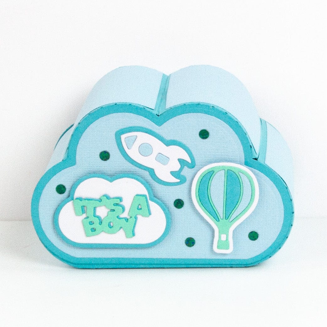 Tonic Studios Dimensions Wonderful Weather Cloud Gift Box Die Set - 5936e