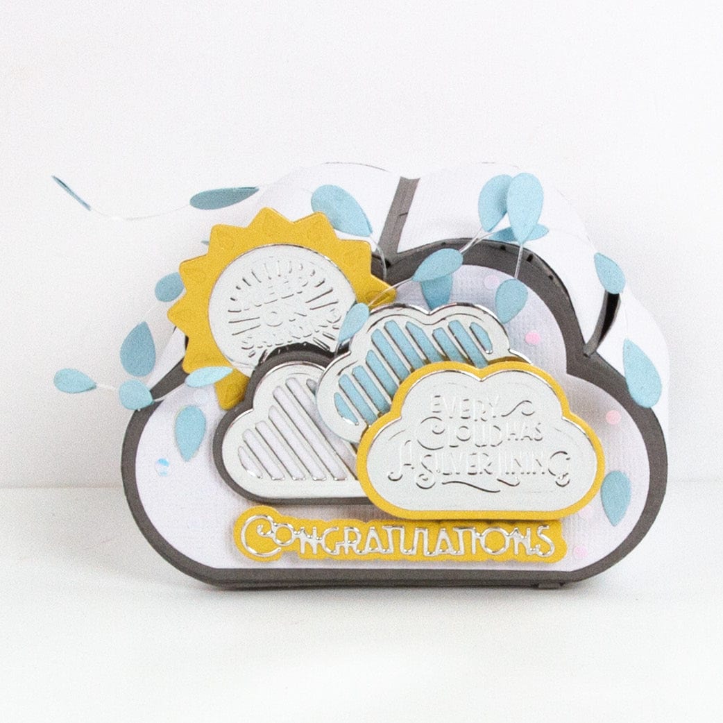 Tonic Studios Dimensions Wonderful Weather Cloud Gift Box Die Set - 5936e