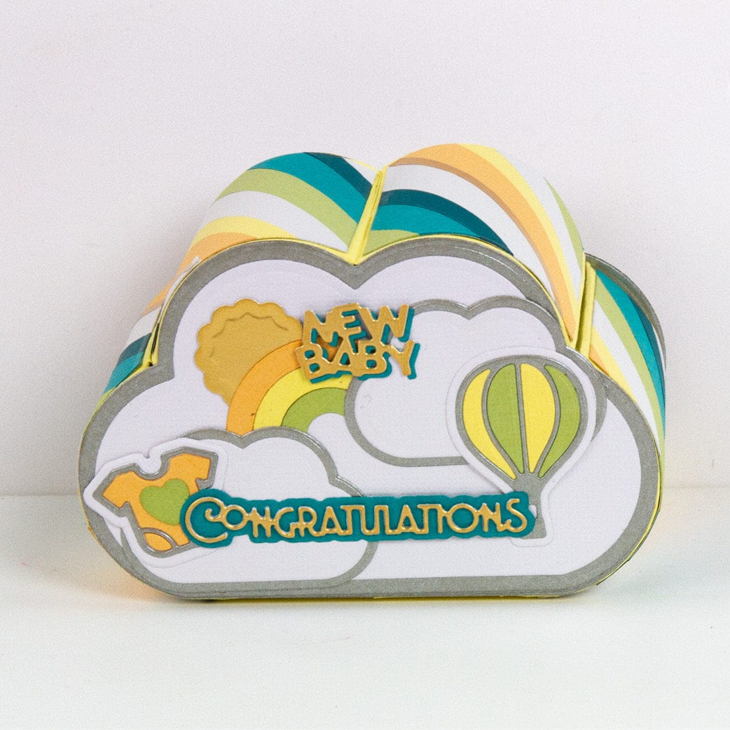 Tonic Studios Dimensions Wonderful Weather Cloud Gift Box Die Set - 5936e