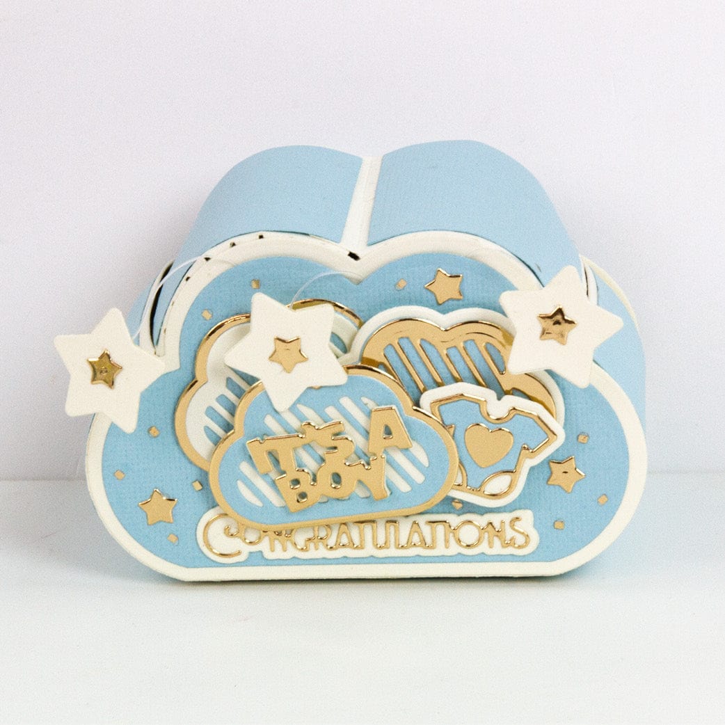 Tonic Studios Dimensions Wonderful Weather Cloud Gift Box Die Set - 5936e