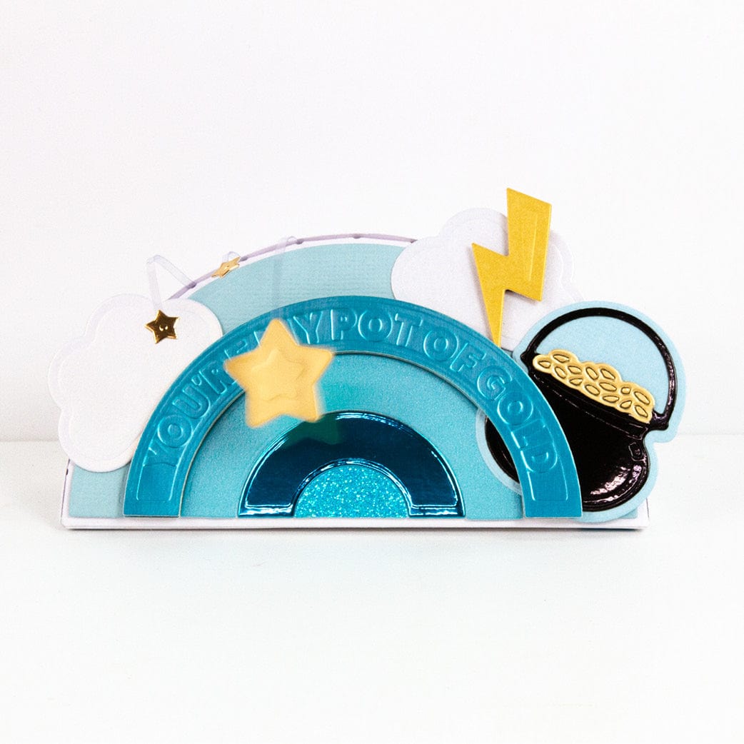 Tonic Studios Dimensions Wonderful Weather Rainbow Gift Box Die Set - 5935e