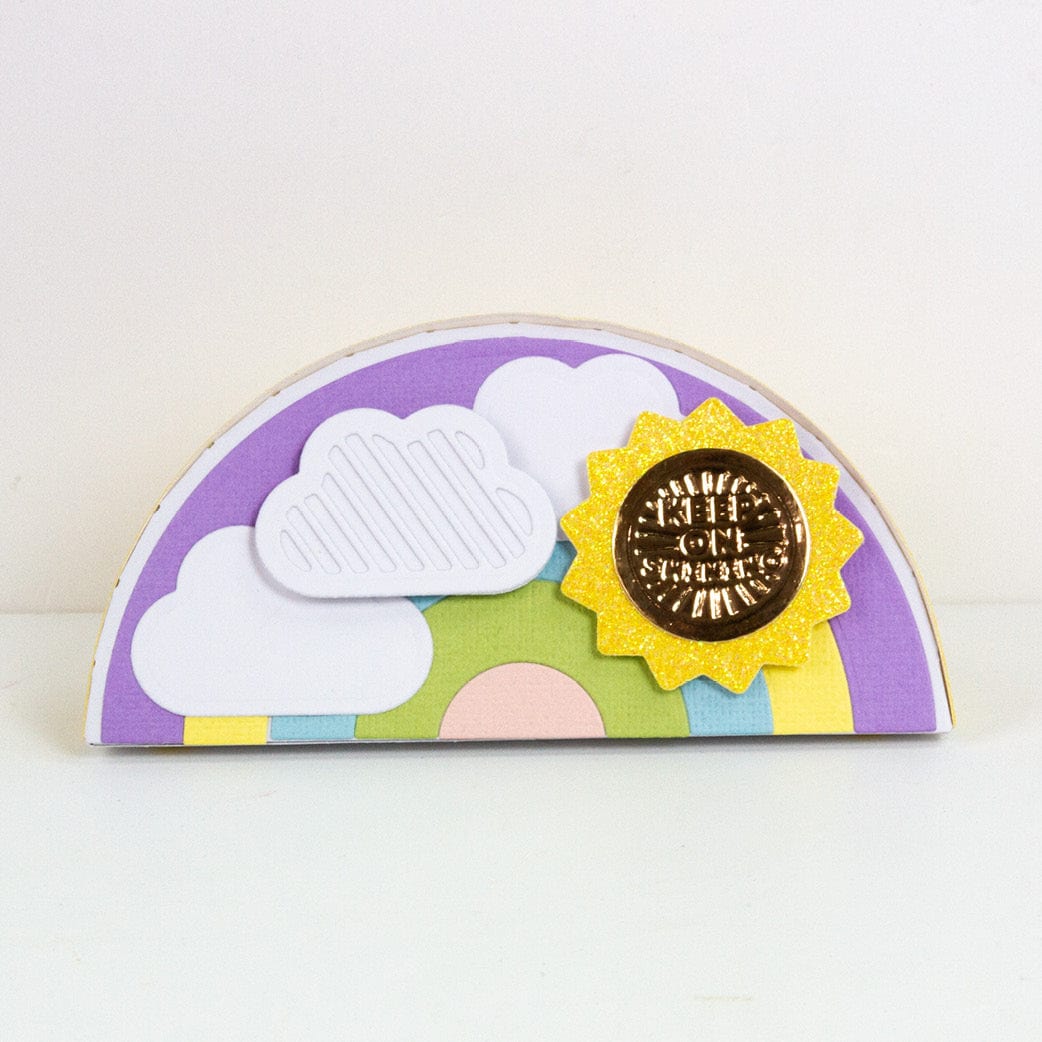 Tonic Studios Dimensions Wonderful Weather Rainbow Gift Box Die Set - 5935e