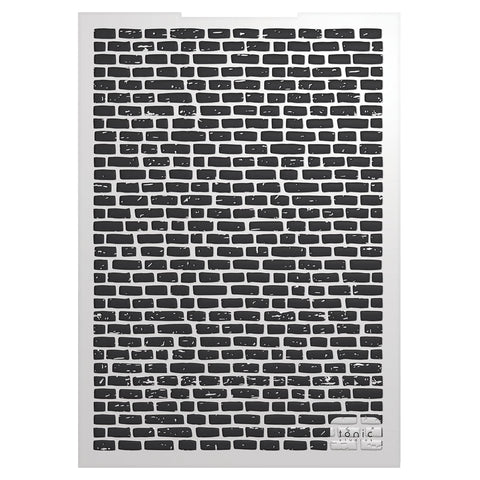Tonic Studios Embossing Folder Bastion Brick 3D Embossing Folder - 5875e