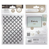 Load image into Gallery viewer, Tonic Studios Embossing Folder Fabulous Fabrics Quilted Chic 3D Embossing Folder - 5837e
