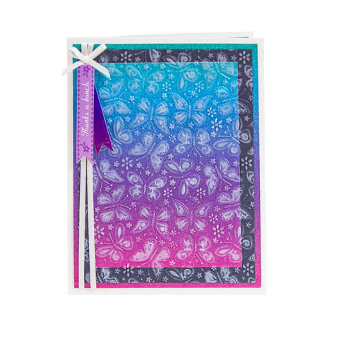 Tonic Studios Embossing Folder Spring Has Sprung - Beautiful Butterfly 3D Embossing Folder - 5763e