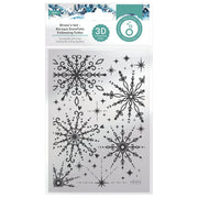 Tonic Studios Essentials Winter’s Veil Baroque Snowflake 3d Embossing Folder - 5566e