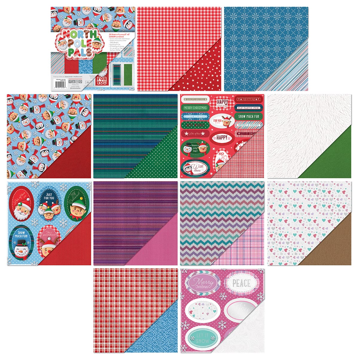 Tonic Studios North Pole Pals Papercraft Collection