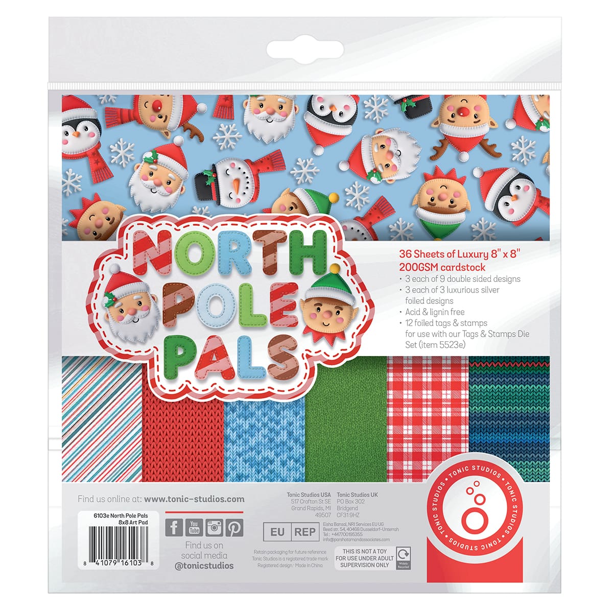 Tonic Studios North Pole Pals Papercraft Collection