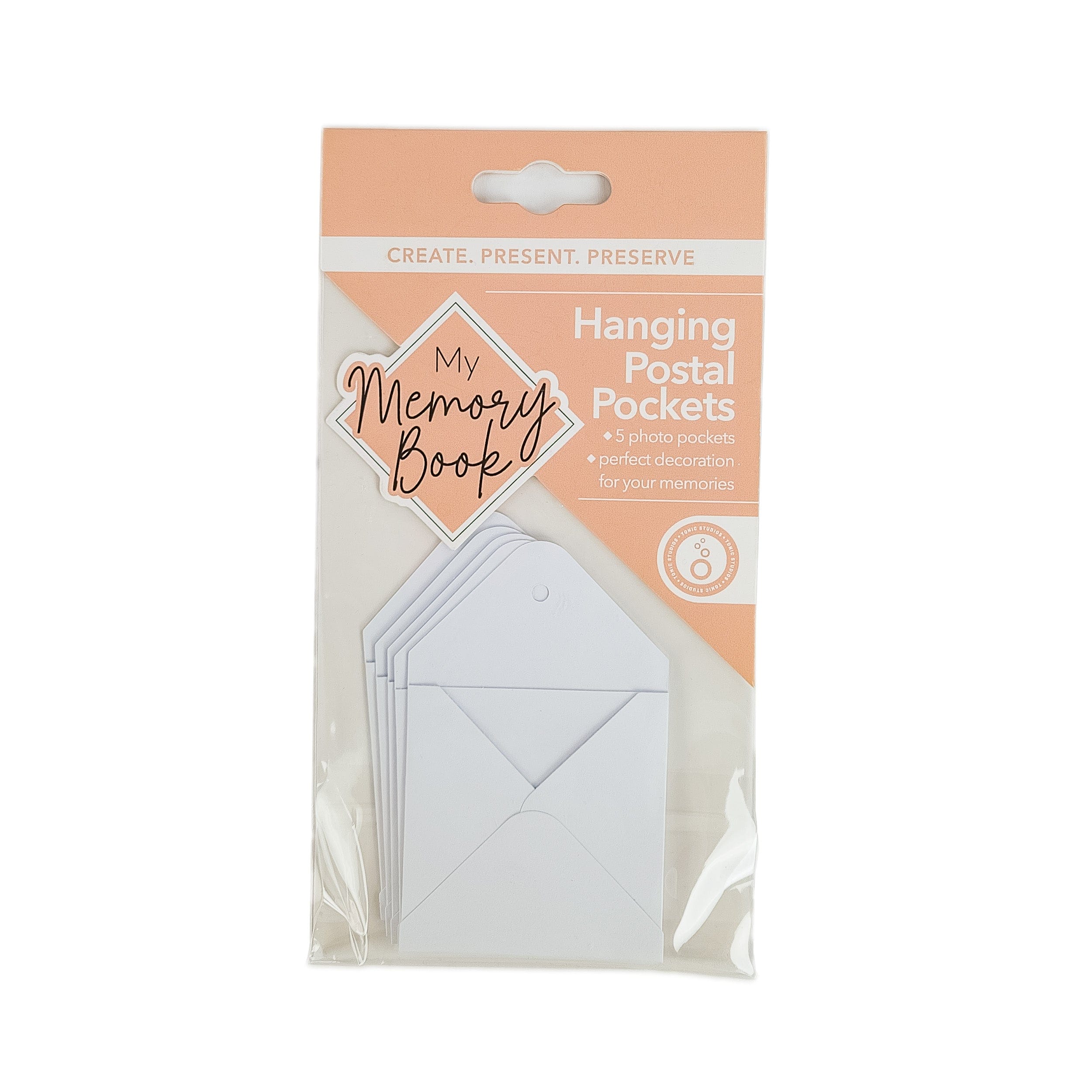Tonic Studios Photo Wallets and Pockets My Memory Book - Hanging Postal Pockets - 5627e