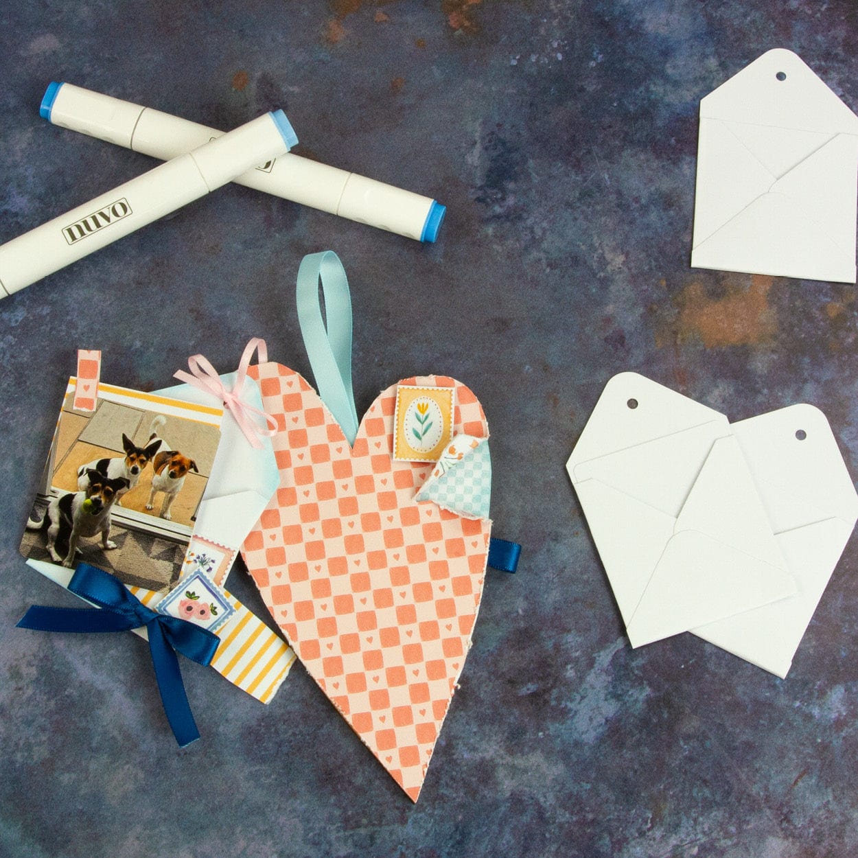 Tonic Studios Photo Wallets and Pockets My Memory Book - Hanging Postal Pockets - 5627e