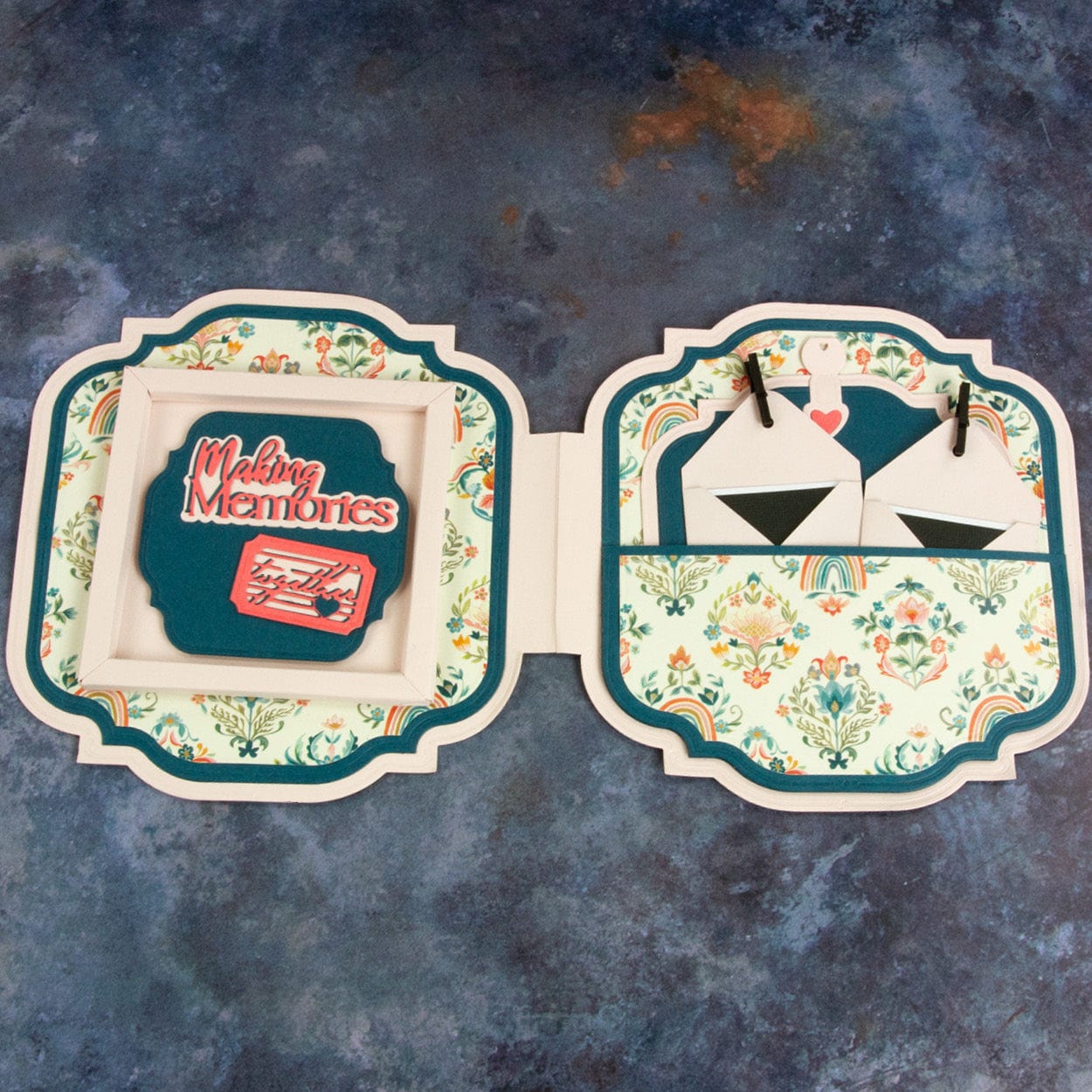 Tonic Studios Photo Wallets and Pockets My Memory Book - Hanging Postal Pockets - 5627e
