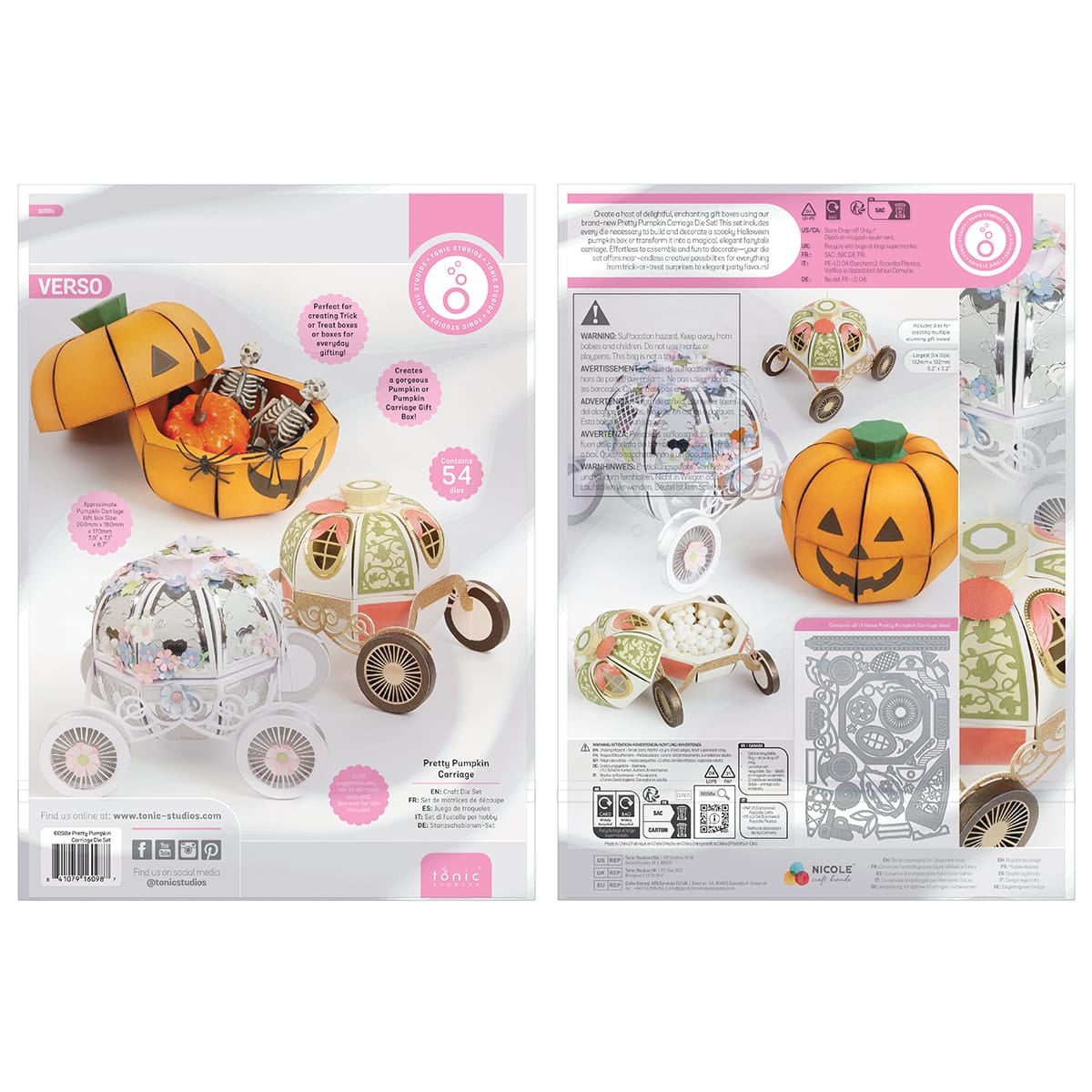 Tonic Studios Pretty Pumpkin Carriage - Showcase Die Set - SHOW66