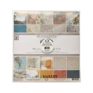 Tonic Studios Printed Papers 49 And Market - Wherever Collection Bundle With Custom Chipboard