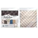 Load image into Gallery viewer, Tonic Studios Printed Papers Fabulous Fabrics 8&quot; x 8&quot; Patterned Paper Pad - 5836e