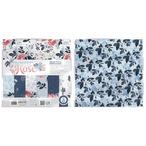 Tonic Studios Printed Papers Frosted Rose 12