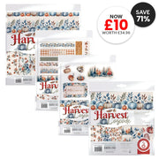 Tonic Studios Printed Papers Harvest Cascade Patterned Paper Pad & Foiled Toppers Collection - DB154