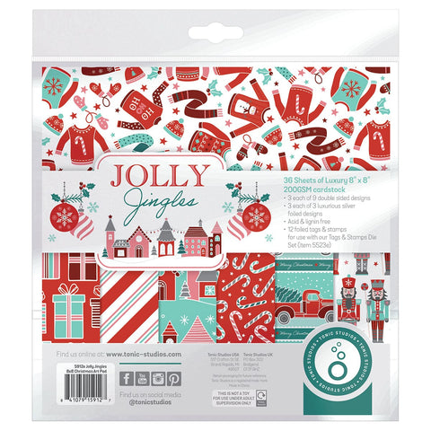 Tonic Studios Printed Papers Jolly Jingles 8