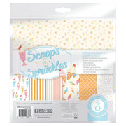 Tonic Studios Printed Papers Scoops & Sprinkles 8" x 8" Patterned Paper Pad - 5660E