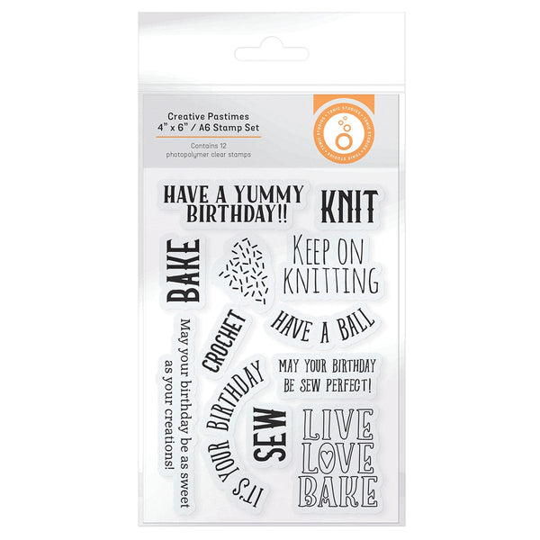 Tonic Studios Shaker Creator Creative Pastimes Collection Stamp Set - 5395e
