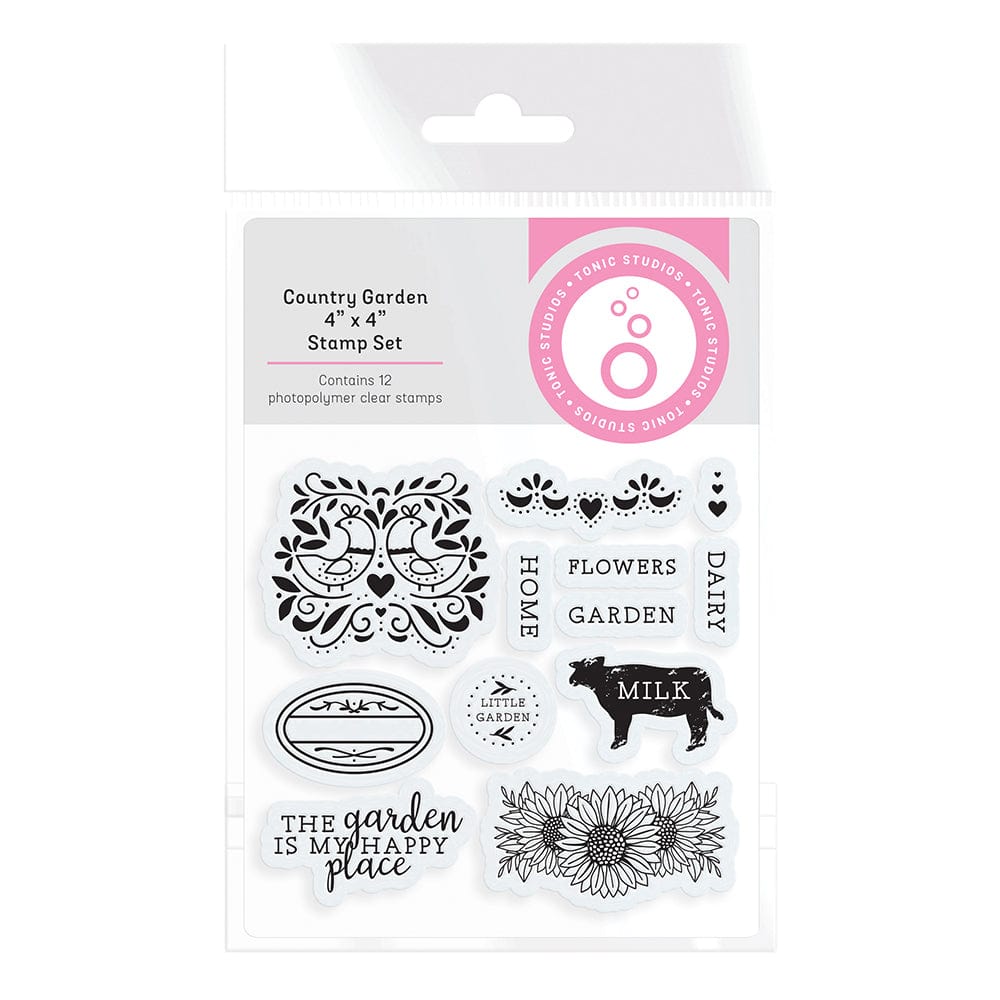 Tonic Studios Shaker Creator Tonic Studios - Country Garden Stamp Set - 4776E