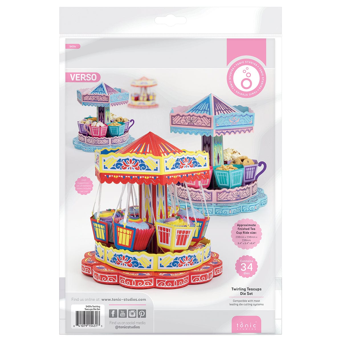 Twirling Tea Cups Die Set – Tonic Studios