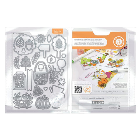 Tonic Studios Stamp Club Stamp Club - Woodland Harvest - Stamp & Die Set - SC31