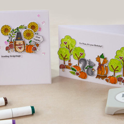 Tonic Studios Stamp Club Stamp Club - Woodland Harvest - Stamp & Die Set - SC31