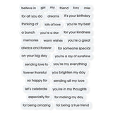 Load image into Gallery viewer, Tonic Studios Stamps A Selection of Sentiments Stamp Set - 5581e