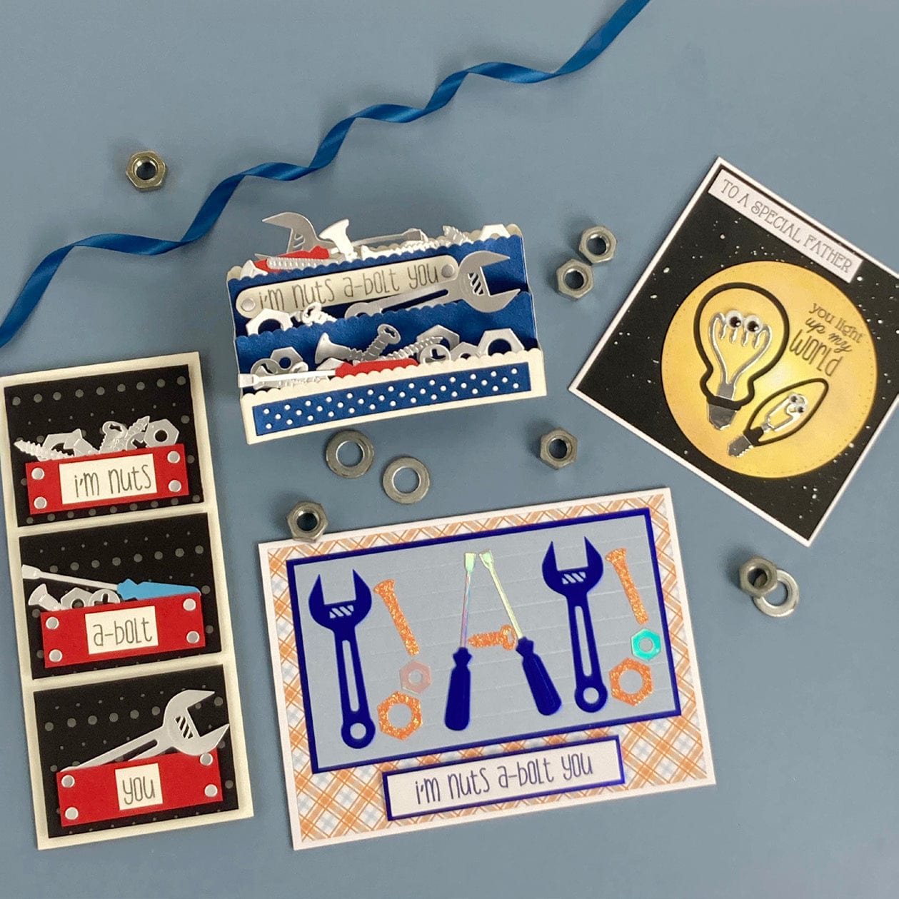 Tonic Studios Stamps Bulbs and Bolts Stamp Set - 5072e