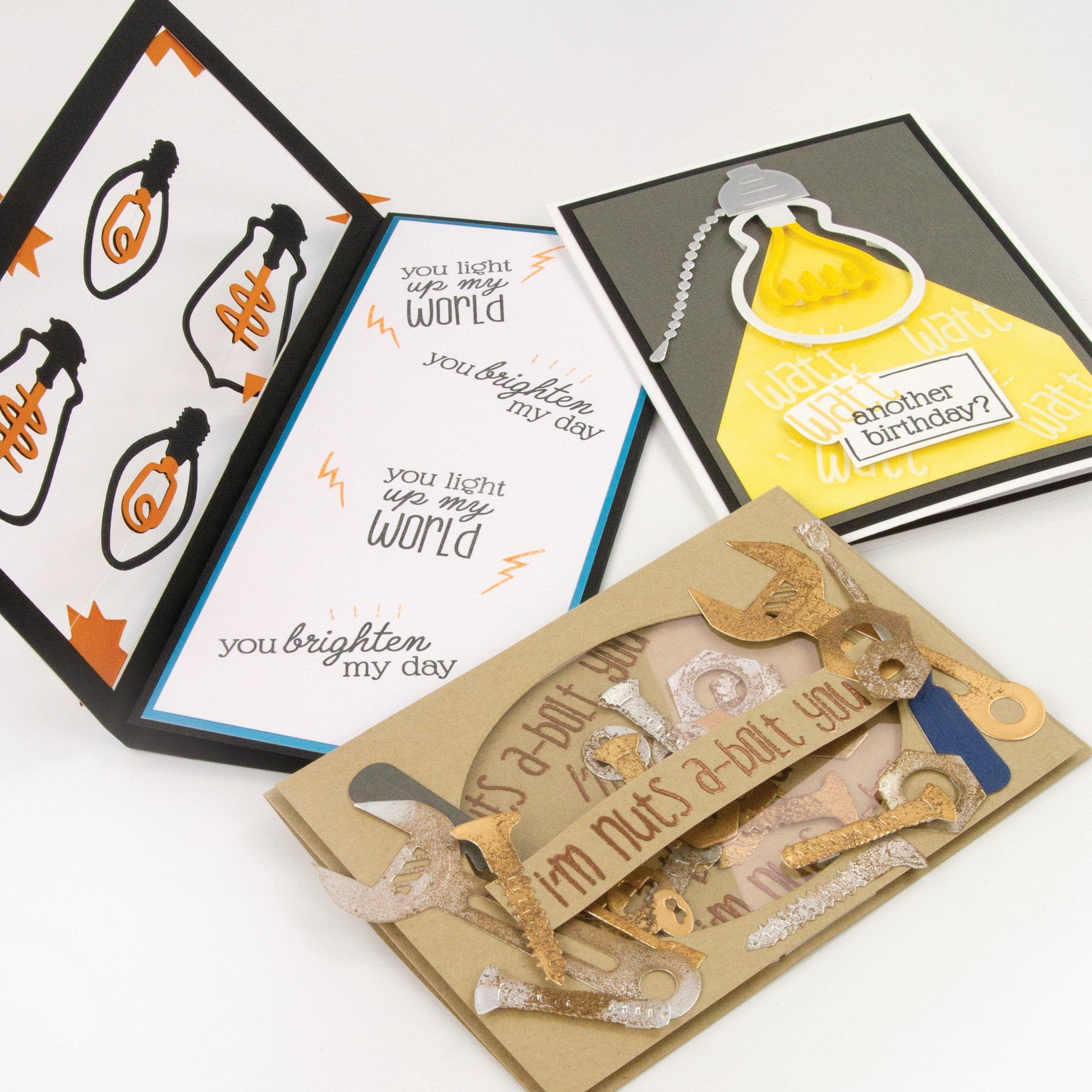 Tonic Studios Stamps Bulbs and Bolts Stamp Set - 5072e