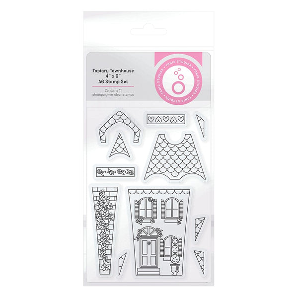 Tonic Studios Stamps Topiary Townhouse Stamp Set - 4791E