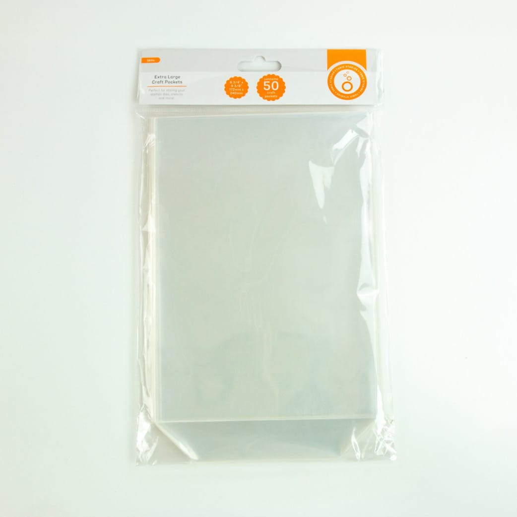 Tonic Studios Storage 6.75" x 9.4" Extra Large Craft Storage Pockets - 50 Pack