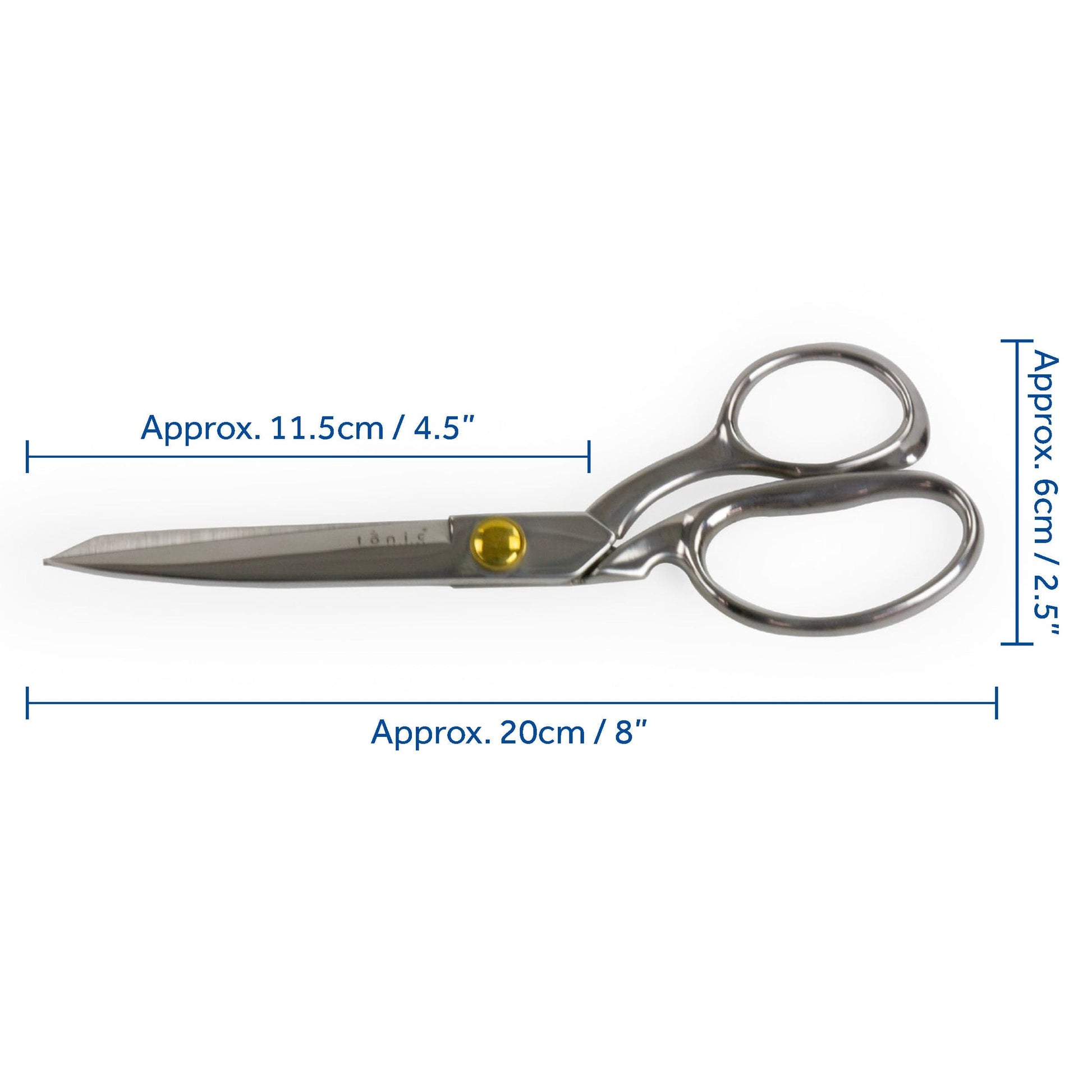 Tonic Studios Tools Tonic Studios - Scissors - Forged Fabric Scissor 8"/20cm - 2659e