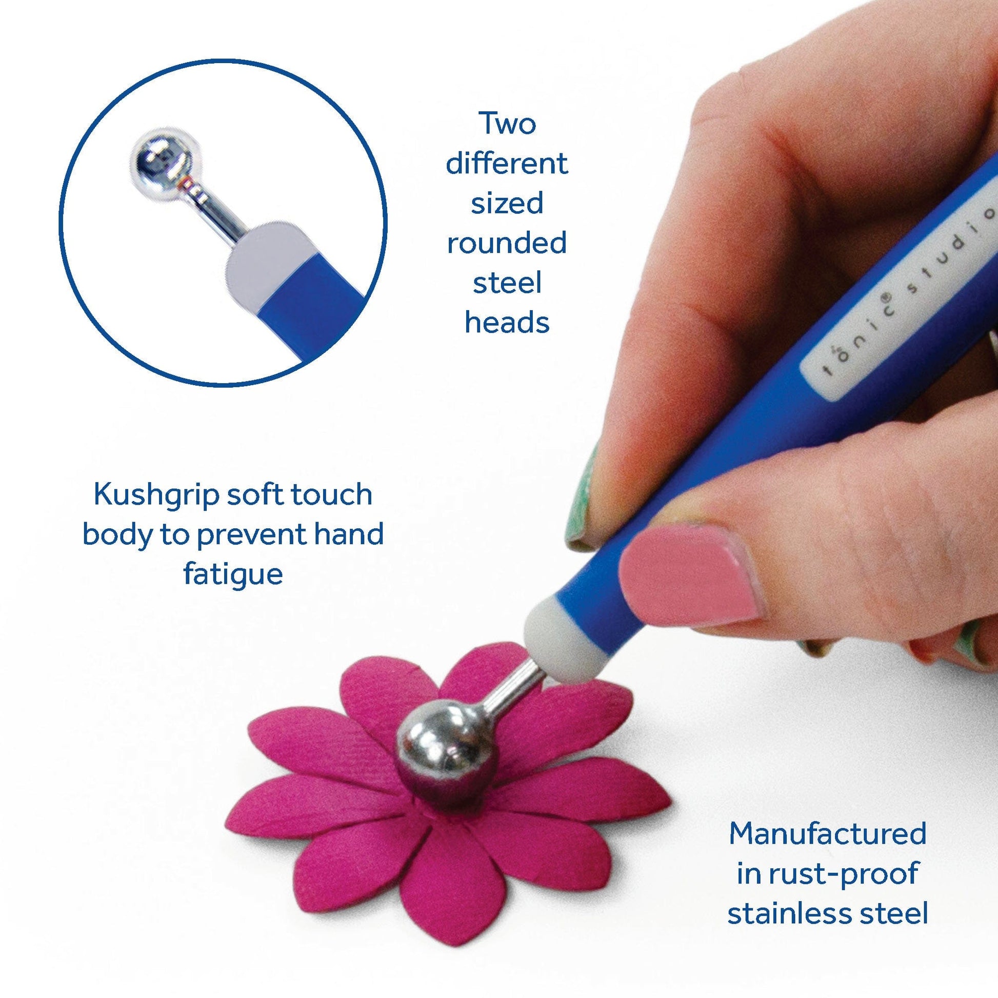 Tonic Studios Tools Tonic Studios - Tools - Embossing Tool 12mm / 8mm dual head - 265e
