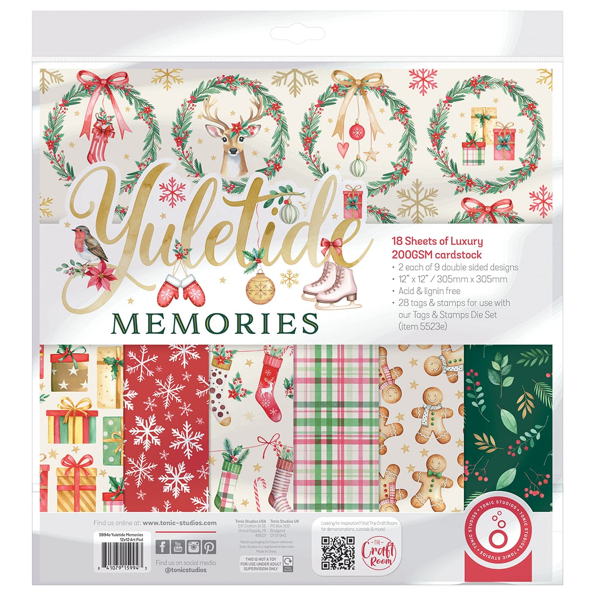 Tonic Studios Yuletide Memories Collection